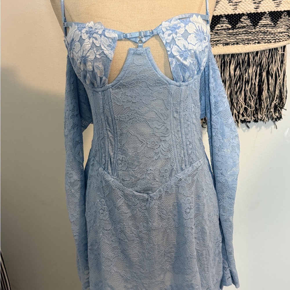 Outcast Blue Lace Dress